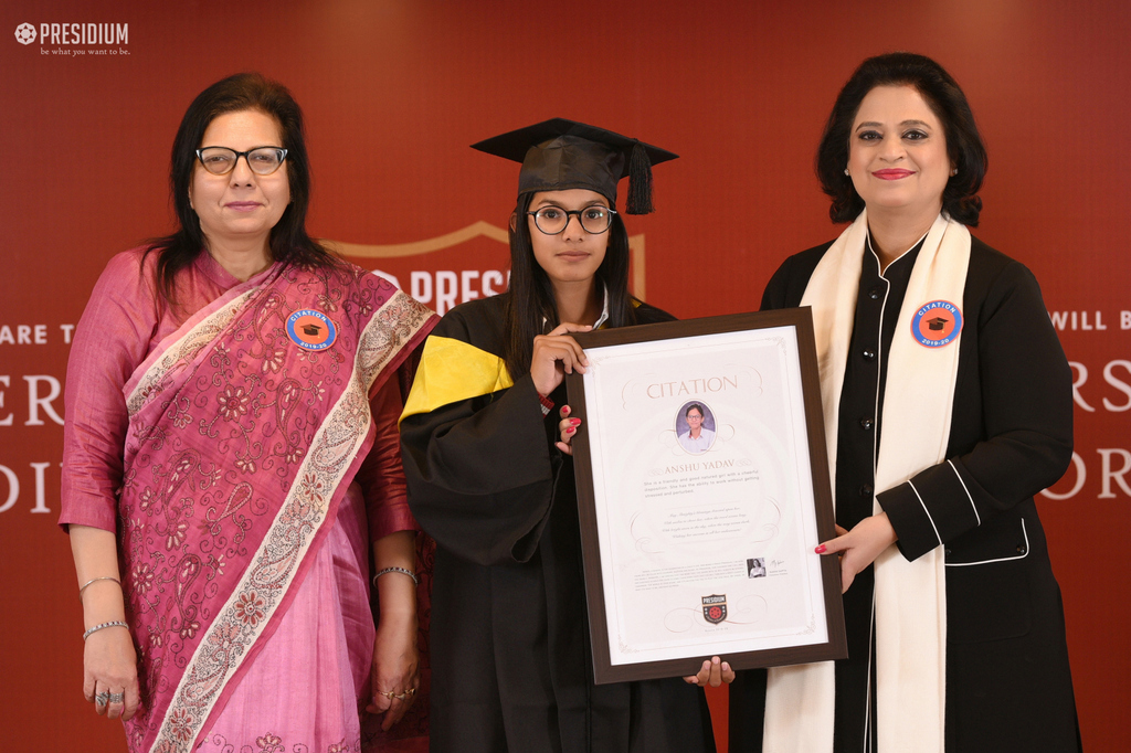 Presidium Gurgaon-57, CITATION CEREMONY: WISHING THE STUDENTS A BRIGHTER FUTURE AHEAD