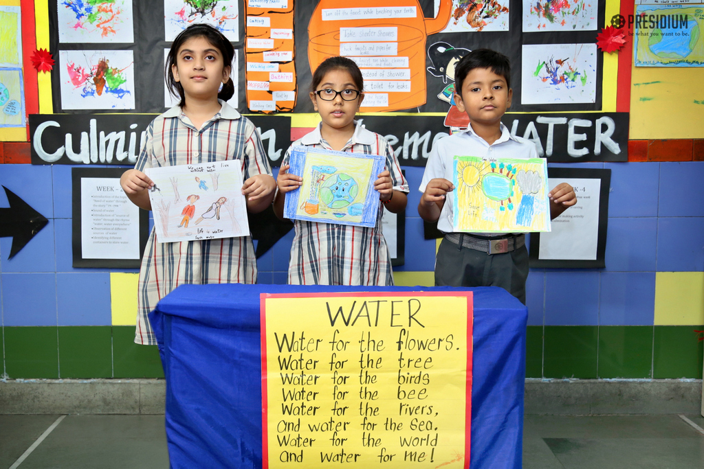 Presidium Dwarka-6, THEME ‘WATER’ CULMINATED WITH AN INTERESTING ACTIVITY & A PLEDGE