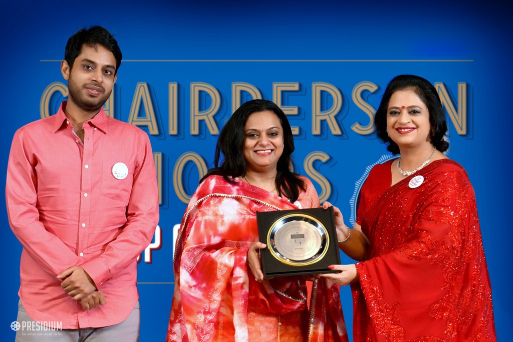 Presidium Gurgaon-57, MRS. SUDHA GUPTA MA’AM  ACKNOWLEDGES TEACHERS  AT CHAIRPERSON HONOURS