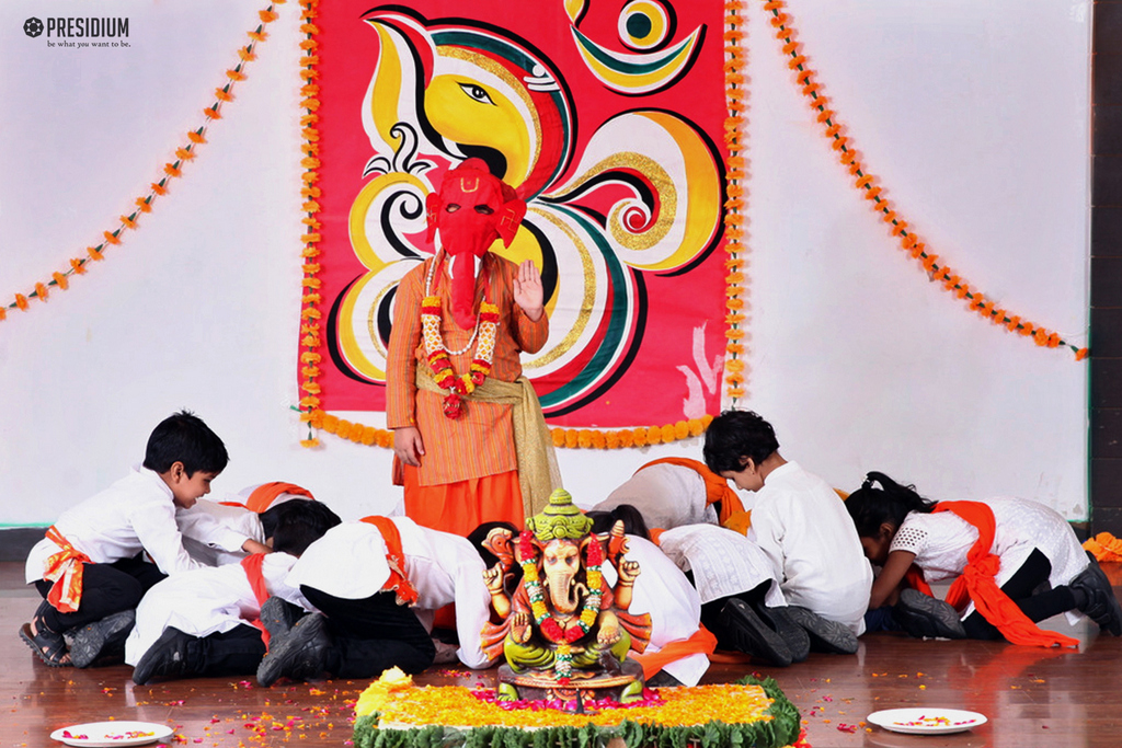 Presidium Gurgaon-57, PRESIDIANS CELEBRATE THE BIRTH OF GAJANANDA ON GANESH CHATURTHI