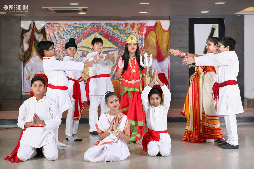 Presidium Gurgaon-57, PRESIDIANS INVOKE THE BLESSINGS OF GODDESS DURGA ON 'NAVRATRI'