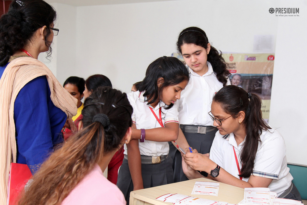 Presidium Gurgaon-57, PRESIDIUM ORGANIZES MR VACCINATION CAMP FOR STUDENTS