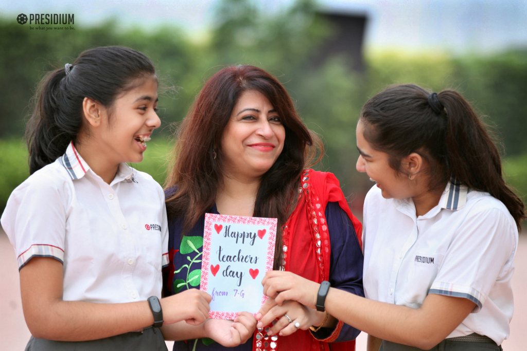 Presidium Gurgaon-57, PRESIDIANS EXTEND THEIR GRATITUDE TO THEIR GURUS ON TEACHERS’ DAY