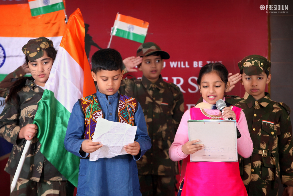 Presidium Gurgaon-57, PRESIDIANS SALUTE THE COURAGEOUS INDIAN ARMY ON VIJAY DIWAS