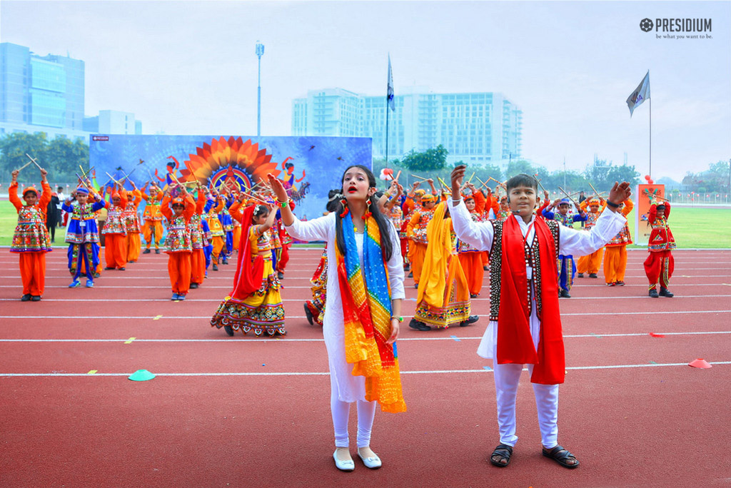 Presidium Gurgaon-57, SPORTS DAY: A DAY FILLED WITH THE EXHILARATION OF JOY & VICTORY