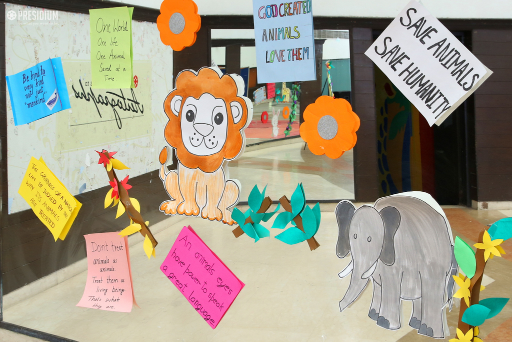 Presidium Indirapuram, WORLD ANIMAL DAY: PRESIDIUM TURNS INTO A WONDROUS JUNGLE