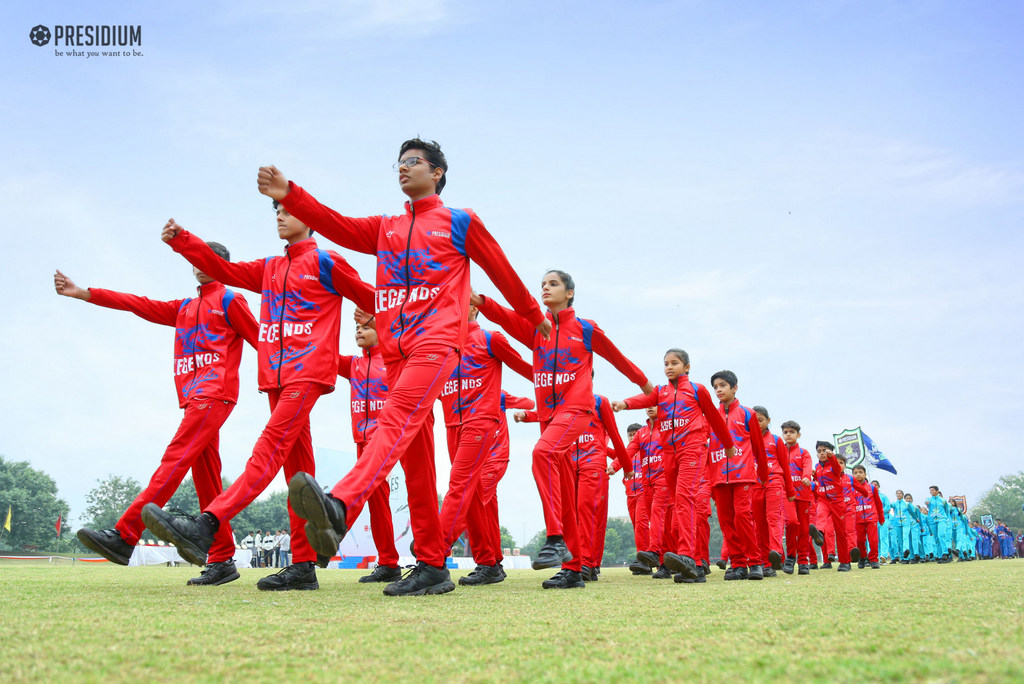 Presidium Indirapuram, STUDENTS EXHIBIT THEIR EXCEPTIONAL TALENTS AT ANNUAL SPORTS DAY