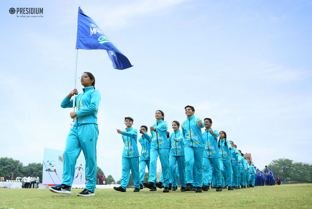 Presidium Indirapuram, STUDENTS EXHIBIT THEIR EXCEPTIONAL TALENTS AT ANNUAL SPORTS DAY