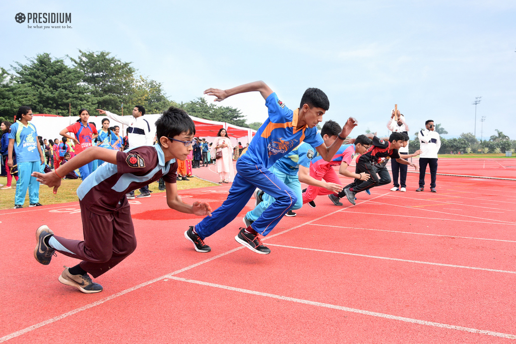 Presidium Indirapuram, STUDENTS EXHIBIT THEIR EXCEPTIONAL TALENTS AT ANNUAL SPORTS DAY