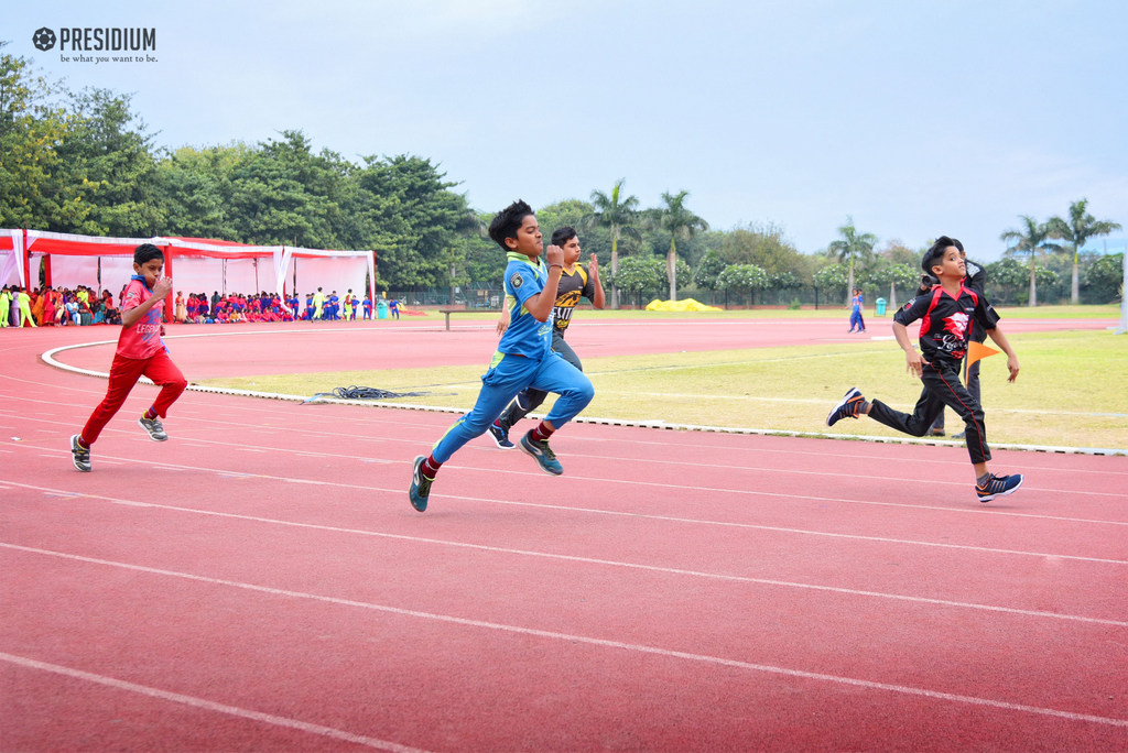 Presidium Indirapuram, STUDENTS EXHIBIT THEIR EXCEPTIONAL TALENTS AT ANNUAL SPORTS DAY