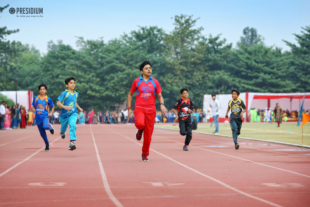 Presidium Indirapuram, STUDENTS EXHIBIT THEIR EXCEPTIONAL TALENTS AT ANNUAL SPORTS DAY