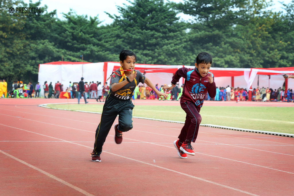 Presidium Indirapuram, STUDENTS EXHIBIT THEIR EXCEPTIONAL TALENTS AT ANNUAL SPORTS DAY