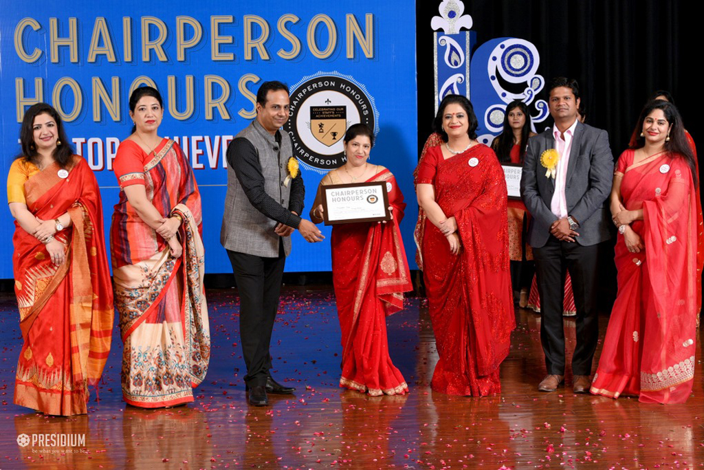 Presidium Indirapuram, TEACHERS RECEIVE RECOGNITION AT CHAIRPERSON HONOURS FOR TEACHERS