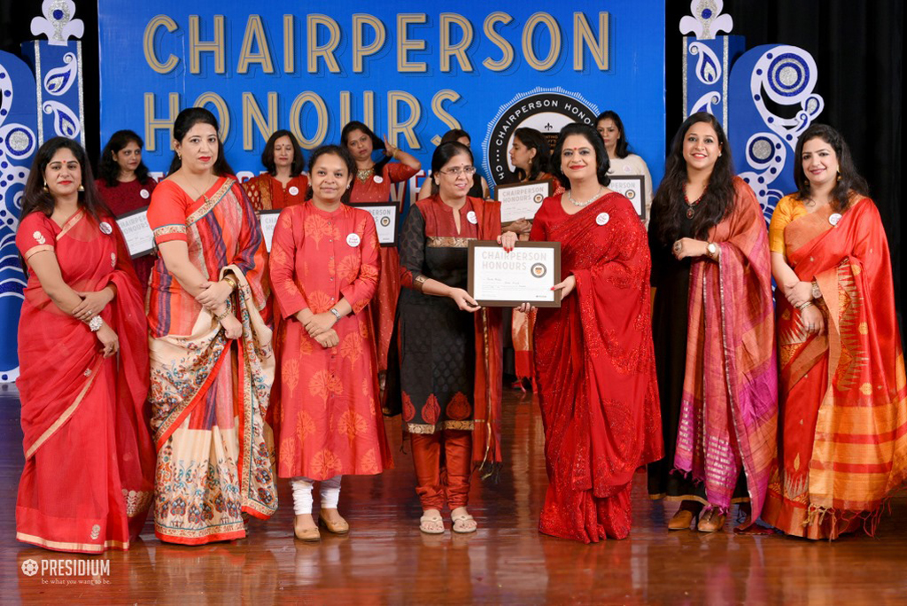 Presidium Indirapuram, TEACHERS RECEIVE RECOGNITION AT CHAIRPERSON HONOURS FOR TEACHERS