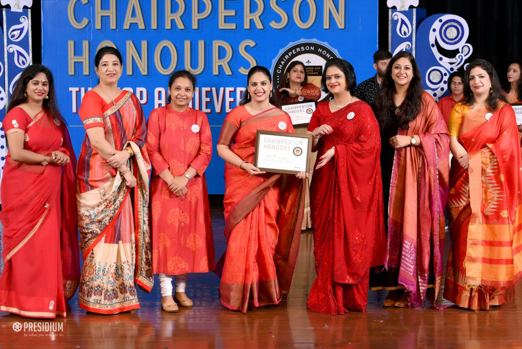 Presidium Indirapuram, TEACHERS RECEIVE RECOGNITION AT CHAIRPERSON HONOURS FOR TEACHERS