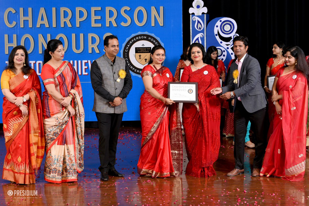 Presidium Indirapuram, TEACHERS RECEIVE RECOGNITION AT CHAIRPERSON HONOURS FOR TEACHERS