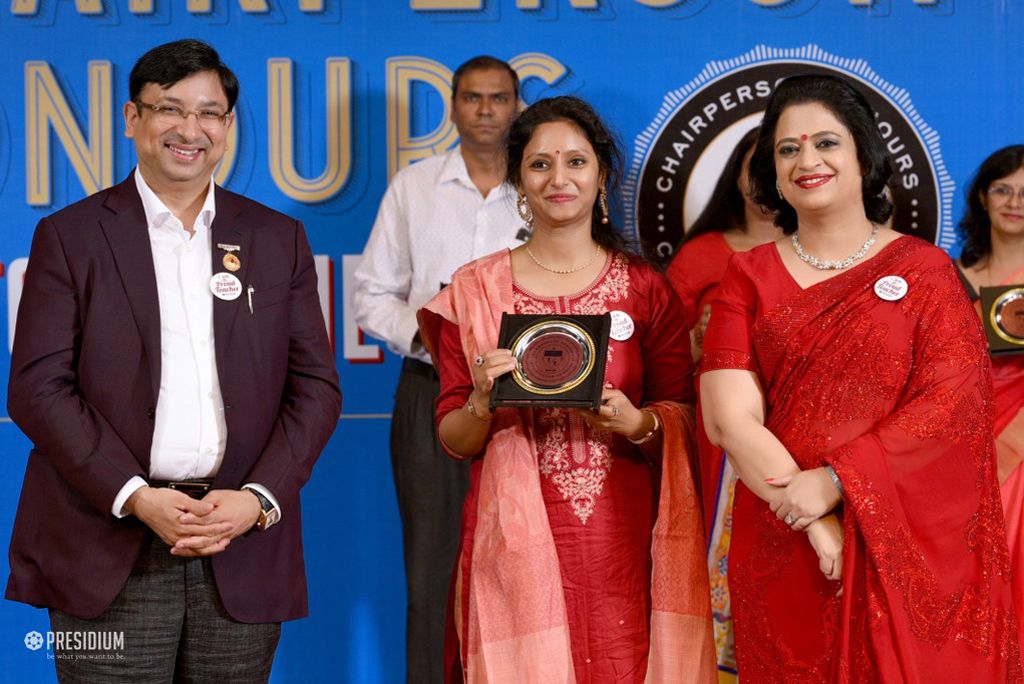 Presidium Indirapuram, TEACHERS RECEIVE RECOGNITION AT CHAIRPERSON HONOURS FOR TEACHERS