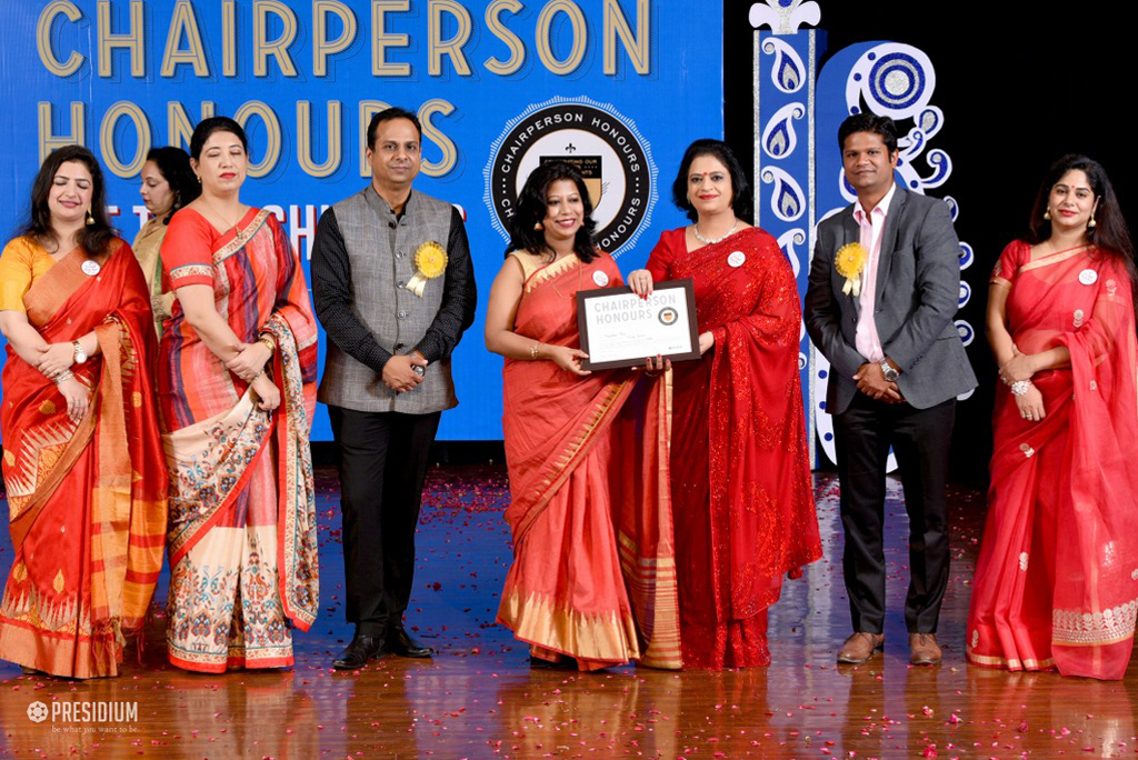 Presidium Indirapuram, TEACHERS RECEIVE RECOGNITION AT CHAIRPERSON HONOURS FOR TEACHERS