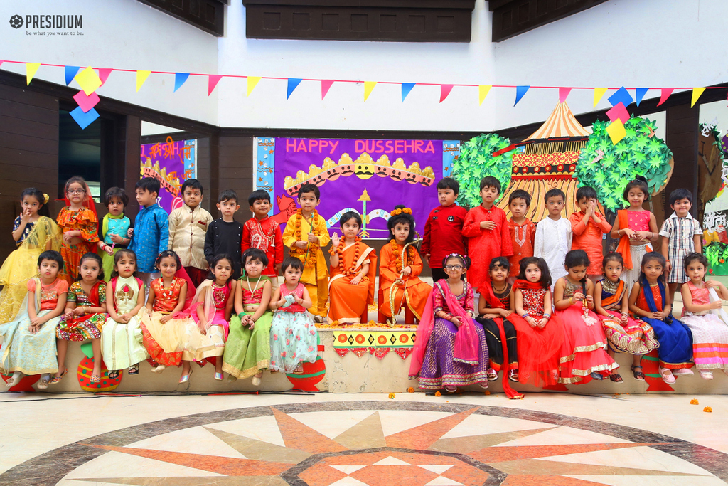 Presidium Indirapuram, PRESIDIANS GIVE MESMERIZING PERFORMANCES ON DUSSEHRA