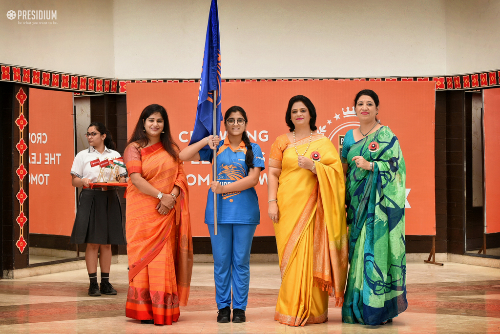 Presidium Indirapuram, NEWLY ELECTED STUDENT COUNCIL TAKE A VOW AT INVESTITURE CEREMONY