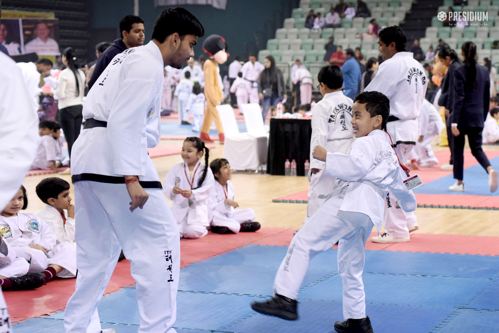 Presidium Indirapuram, LITTLE CHAMPIONS WIN A GOLD MEDAL IN ITF TAEKWONDO CHAMPIONSHIP