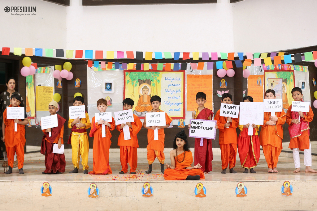 Presidium Indirapuram,   PRESIDIANS EXPERIENCE PEACE AND SERENITY ON BUDDHA PURNIMA