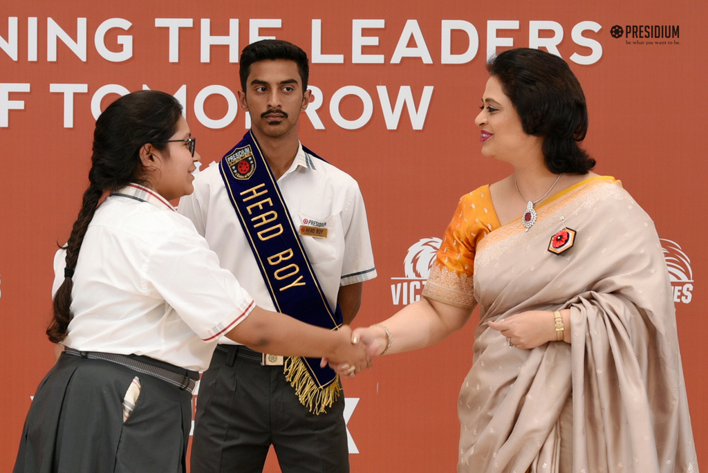 Presidium Indirapuram, PRESIDIANS PROUDLY PLEDGE TO LEAD AT THE INVESTITURE CEREMONY