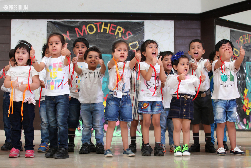 Presidium Indirapuram, YOUNG PRESIDIANS CELEBRATE THE BOND OF LOVE ON MOTHER'S DAY