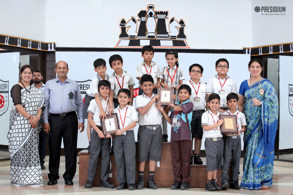 Presidium Indirapuram, ASPIRING CHESS PLAYERS COMPETE AT INTER SCHOOL CHESS CHAMPIONSHIP