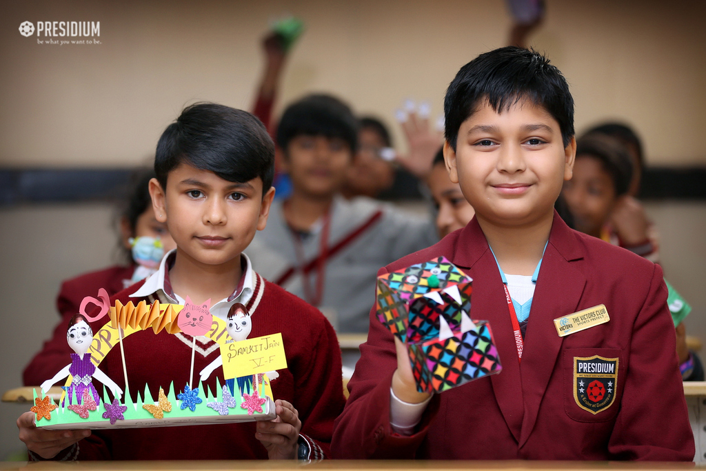 Presidium Indirapuram, YOUNG ARTISTS TAKE PART IN PUPPET MAKING ACTIVITY