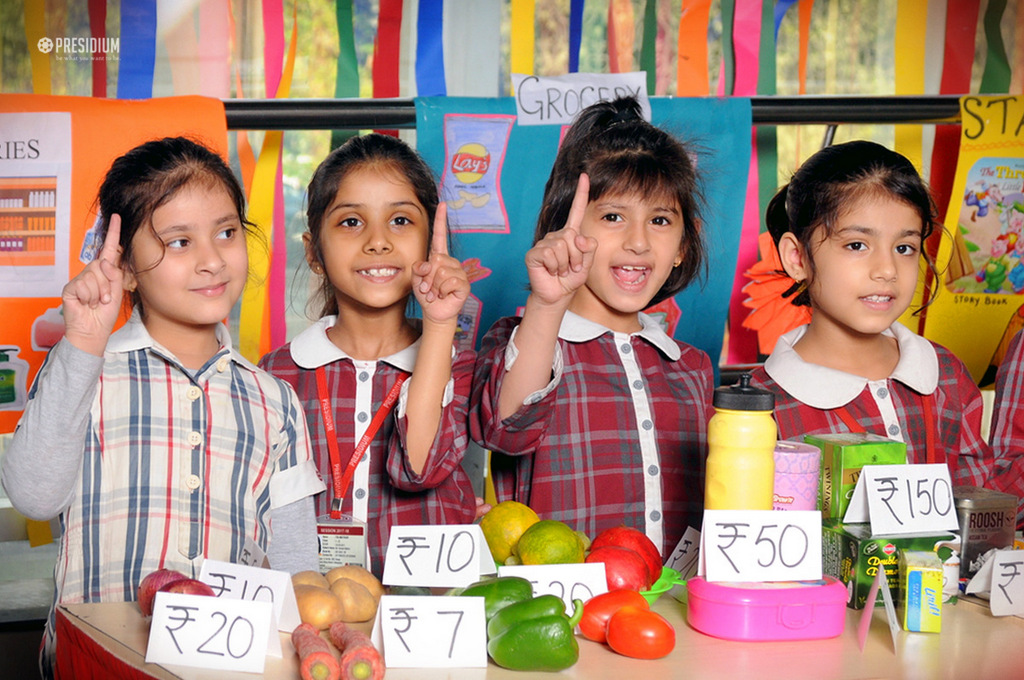 Presidium Indirapuram, LITTLE PRESIDIANS OBSERVE MARKET SCENE FOR EXPERIENTIAL LEARNING