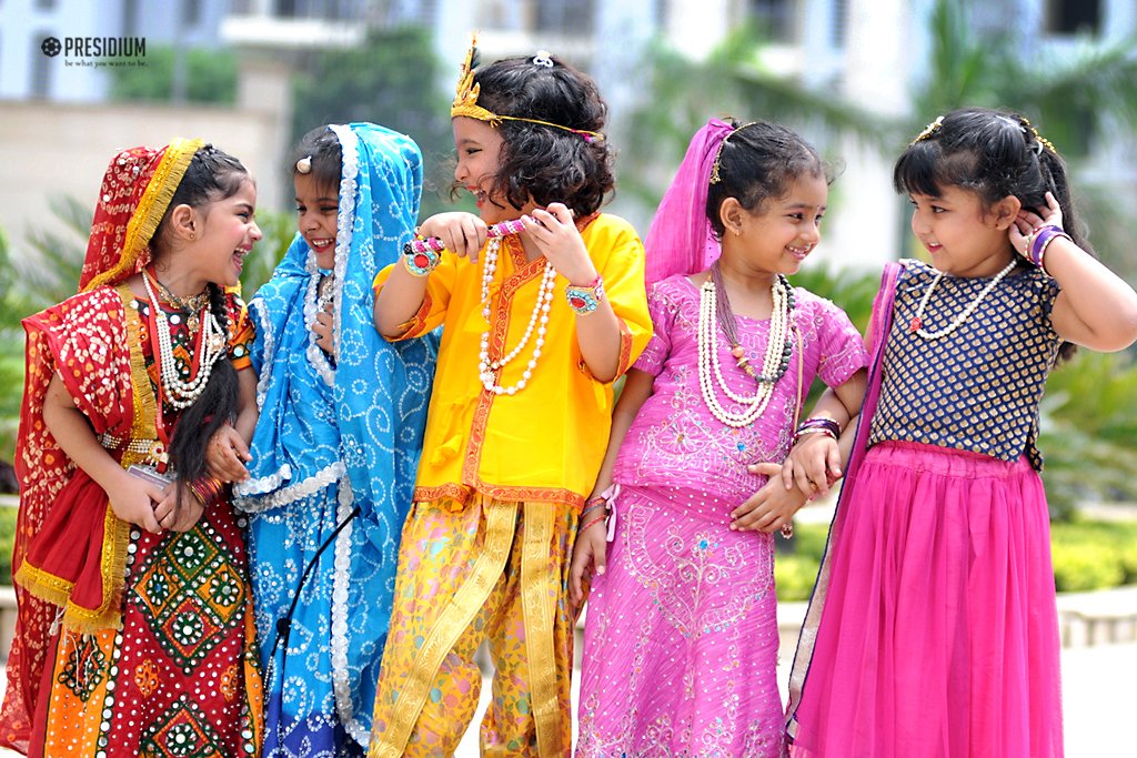 Presidium Indirapuram, HEAVENLY JANMASHTAMI CELEBRATIONS BY THE EXCITED PRE-PRIMARY WING