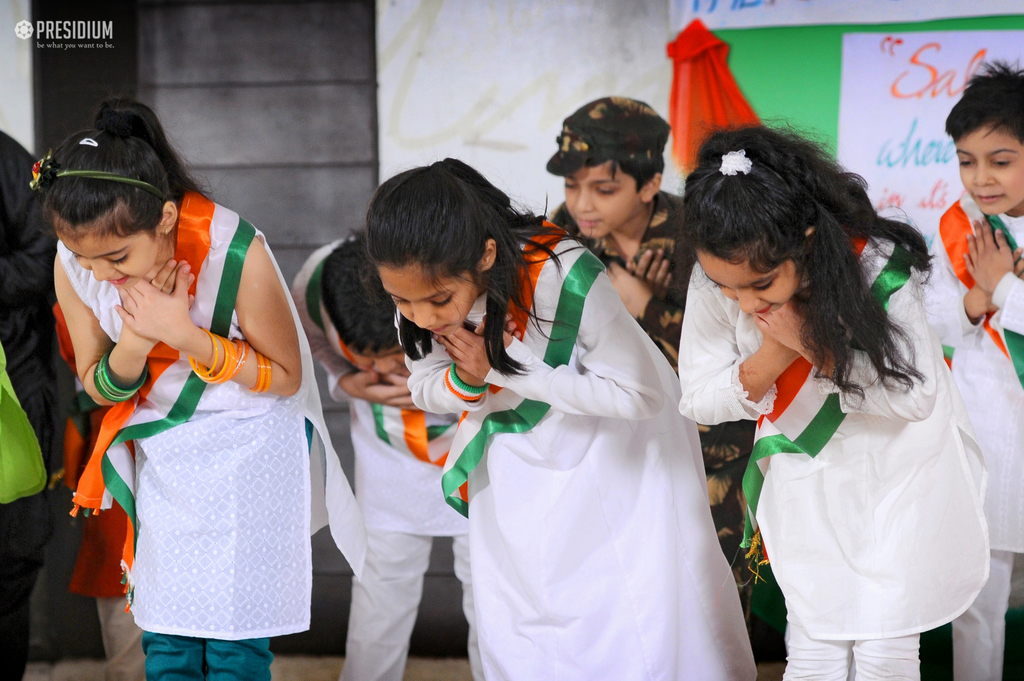 Presidium Indirapuram, NATIONAL FLAG DAY: SALUTING THE SYMBOL OF OUR FREEDOM & PRIDE