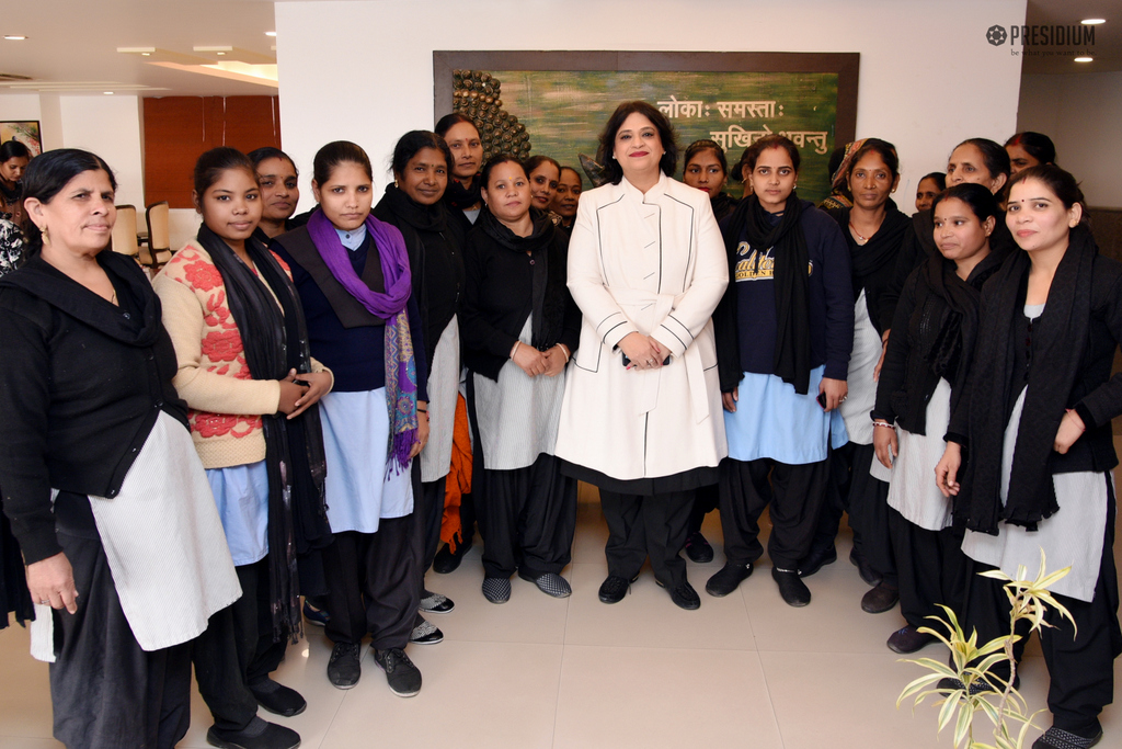 Presidium Gurgaon-57, RINGING IN THE NEW YEAR WITH DEAR SUDHA MA’AM Presidium Gurgaon-57, RINGING IN THE NEW YEAR WITH DEAR SUDHA MA’AM