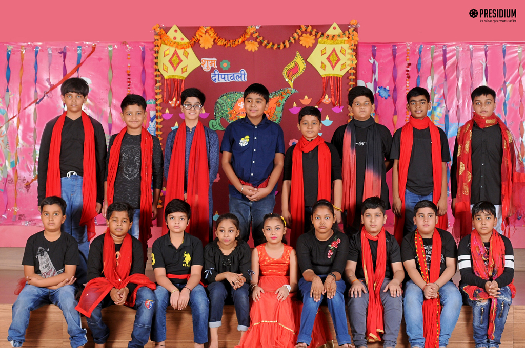 Presidium Pitampura, STUDENTS GRASP THE TRUE ESSENCE OF DIWALI