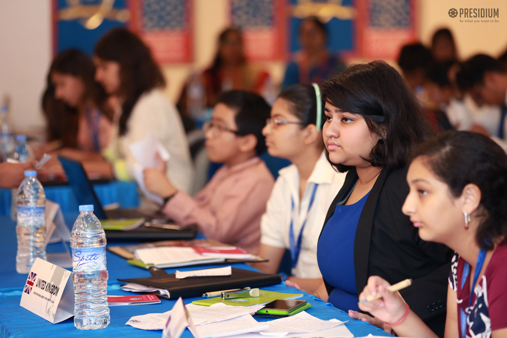 Presidium Indirapuram, PRESIDIANS DELIBERATE POWERFULLY ON YOUTH EMPOWERMENT AT PMUN