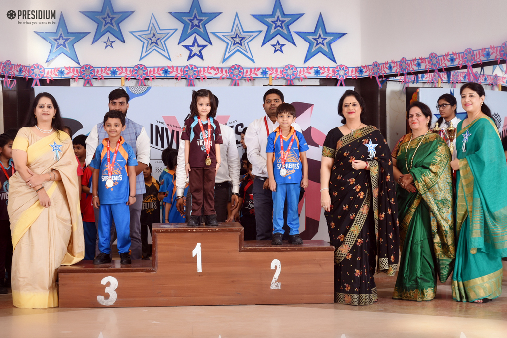 Presidium Indirapuram, SPORTS PRIZE DISTRIBUTION BRINGS OUR SPORTS STARS IN LIMELIGHT