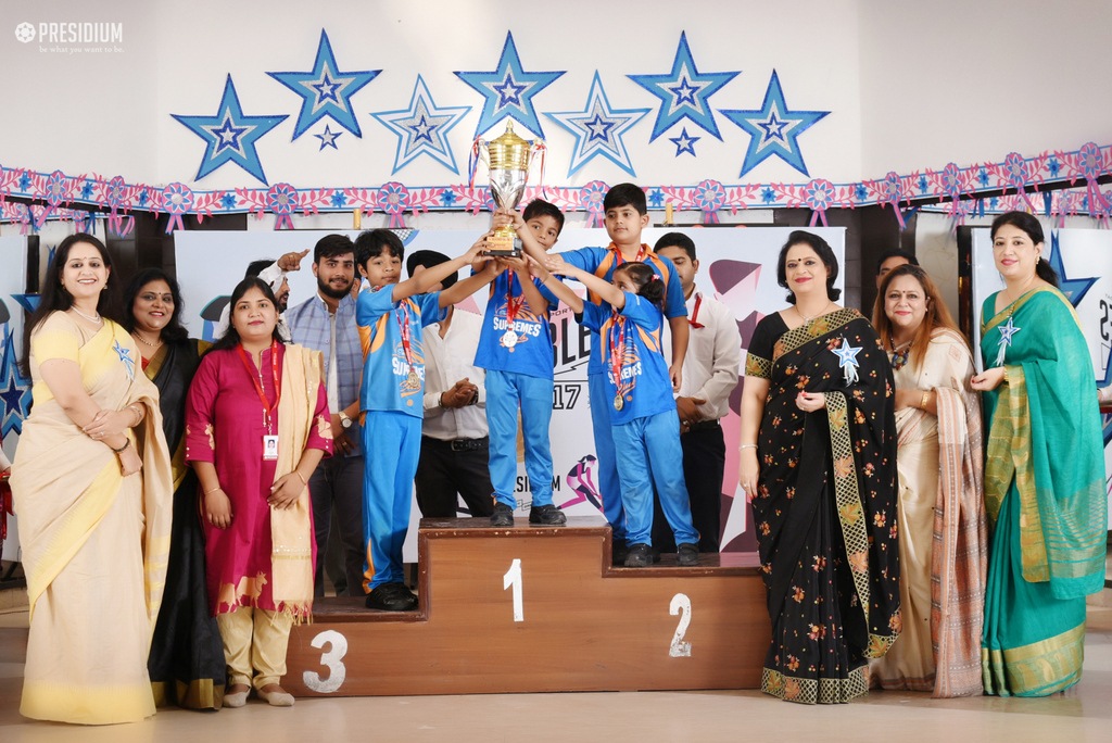 Presidium Indirapuram, SPORTS PRIZE DISTRIBUTION BRINGS OUR SPORTS STARS IN LIMELIGHT