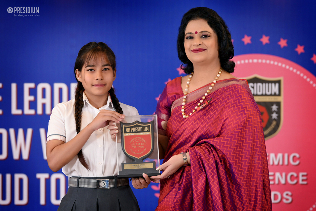 Presidium Gurgaon-57, ACADEMIC EXCELLENCE AWARDS LAUDS EFFORTS OF STUDENTS IN 2018-19