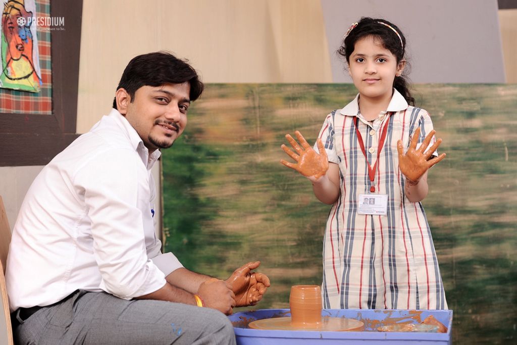 Presidium Gurgaon-57, PLAY WITH CLAY: LITTLE PRESIDIANS RELISH A POTTERY ADVENTURE