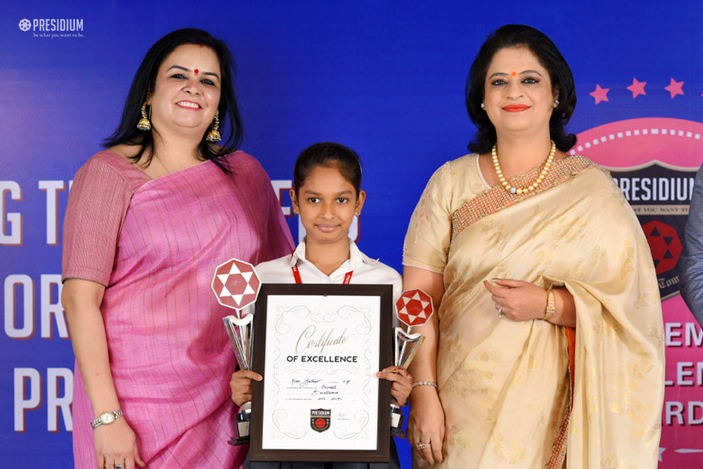 Presidium Gurgaon-57, ACADEMIC EXCELLENCE AWARDS 2017: PROUDLY RECOGNIZING THE SCHOLARS