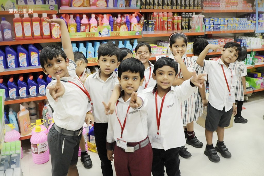 Presidium Gurgaon-57, VISIT TO SRS MART: AN ENRICHING EXPERIENCE FOR LITTLE PRESIDIANS