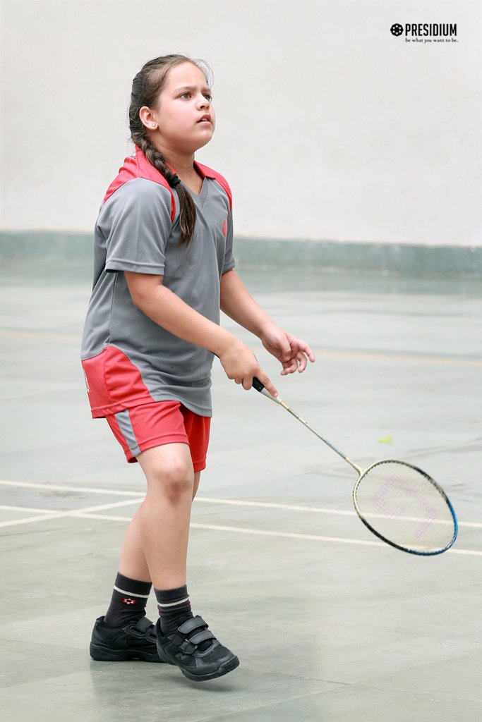 Presidium Gurgaon-57, BADMINTON TOURNAMENT: GIRL POWER LIFTS RUNNERS-UP TROPHY