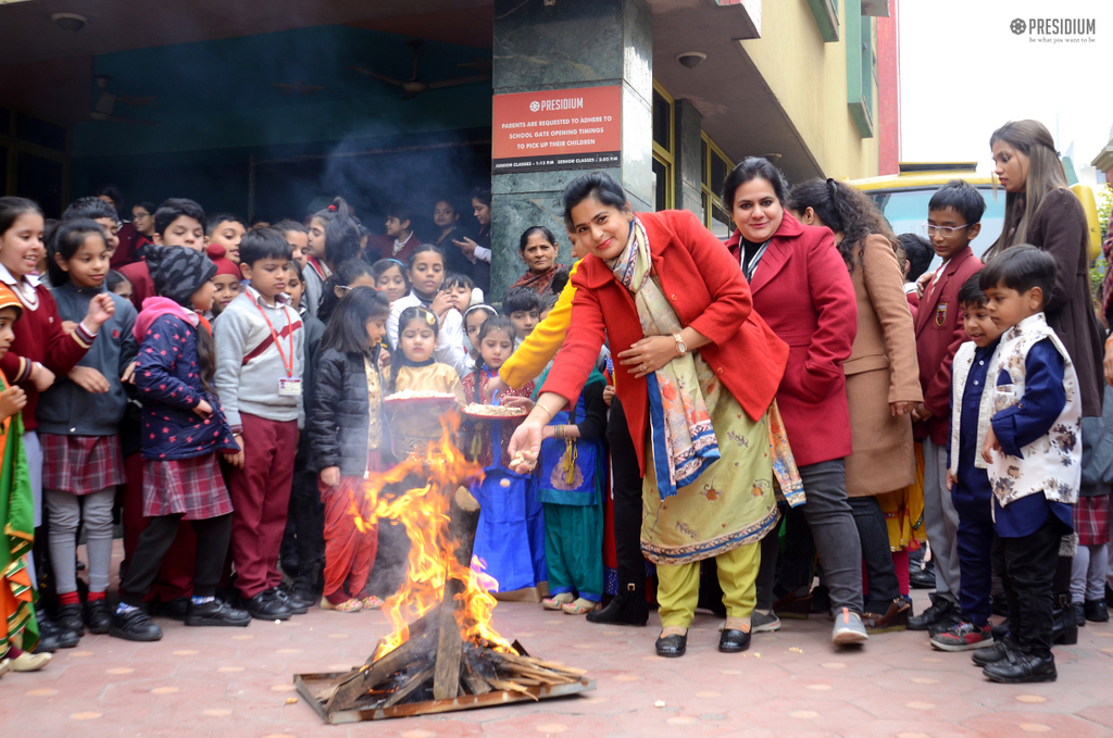 Presidium Pitampura, PRESIDIANS SOAK IN THE FESTIVE SPIRIT OF LOHRI