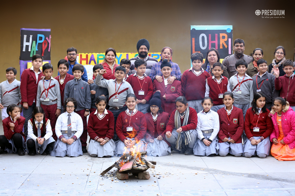 Presidium Vivek Vihar, PRESIDIANS CELEBRATE THE FESTIVAL OF LOHRI WITH GREAT ENTHUSIASM