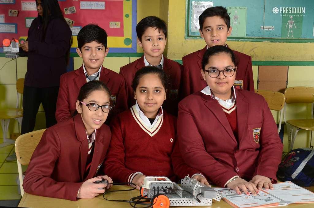 Presidium Punjabi Bagh, STUDENTS ENHANCE THEIR SKILLS WITH ROBOTICS CLASS