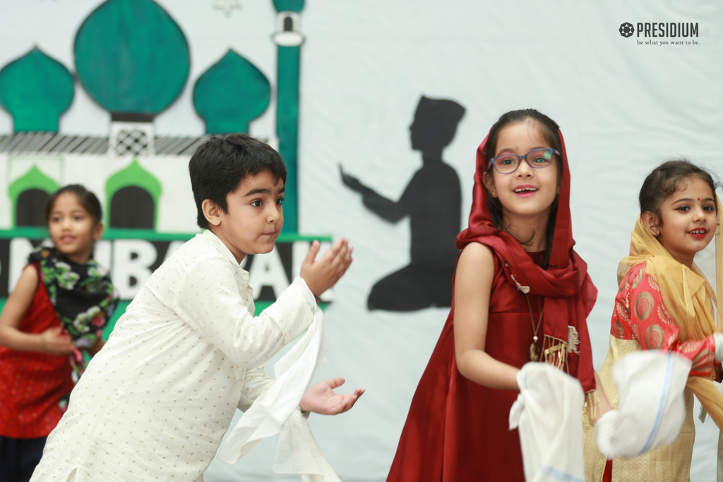 Presidium Rajnagar, THE SCHOOL ATRIUM ENLIVENS WITH EID CELEBRATIONS