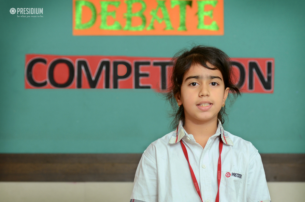 Presidium Rajnagar, DEBATE COMPETITION ENHANCES PUBLIC SPEAKING SKILLS OF PRESIDIANS