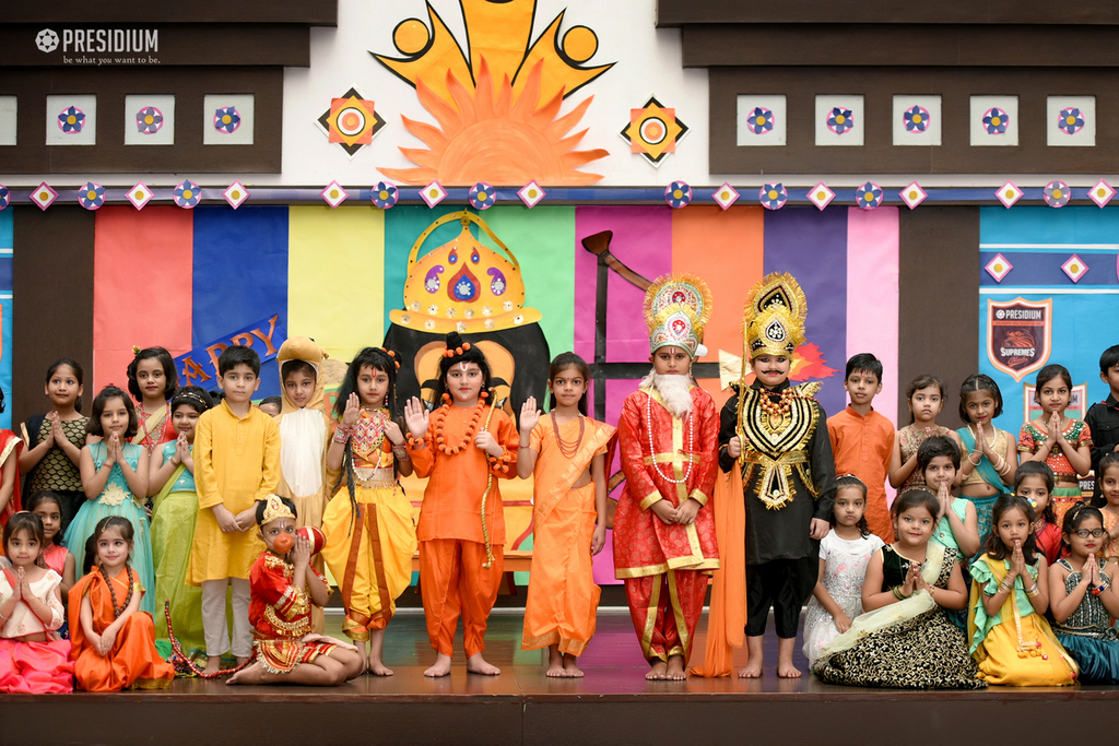 Presidium Rajnagar, DUSSEHRA: PRESIDIANS GLORIFY THE MYTHOLOGY OF INDIA