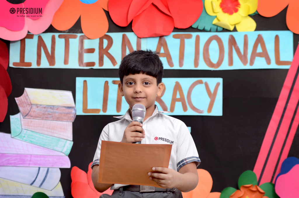 Presidium Rajnagar, WORLD LITERACY DAY: TO LEARN IS TO TEACH IS TO INSPIRE! 